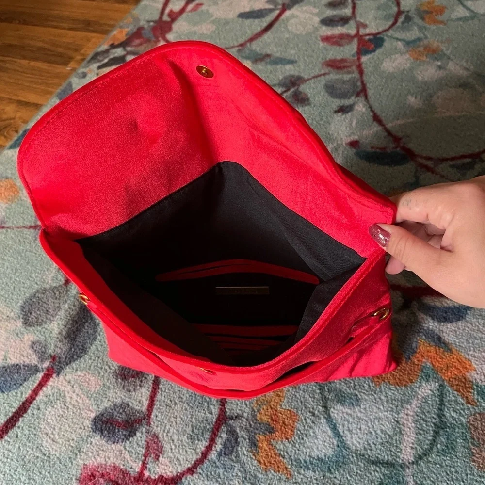Street Level Vibrant Red Clutch/Purse